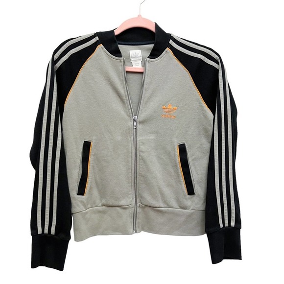 Vintage Adidas Neutral Full Zip Track Jacket Size Small - Picture 2 of 9